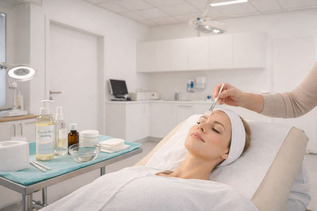 Fruchtsäure Peeling in der Hautarztpraxis Reutte